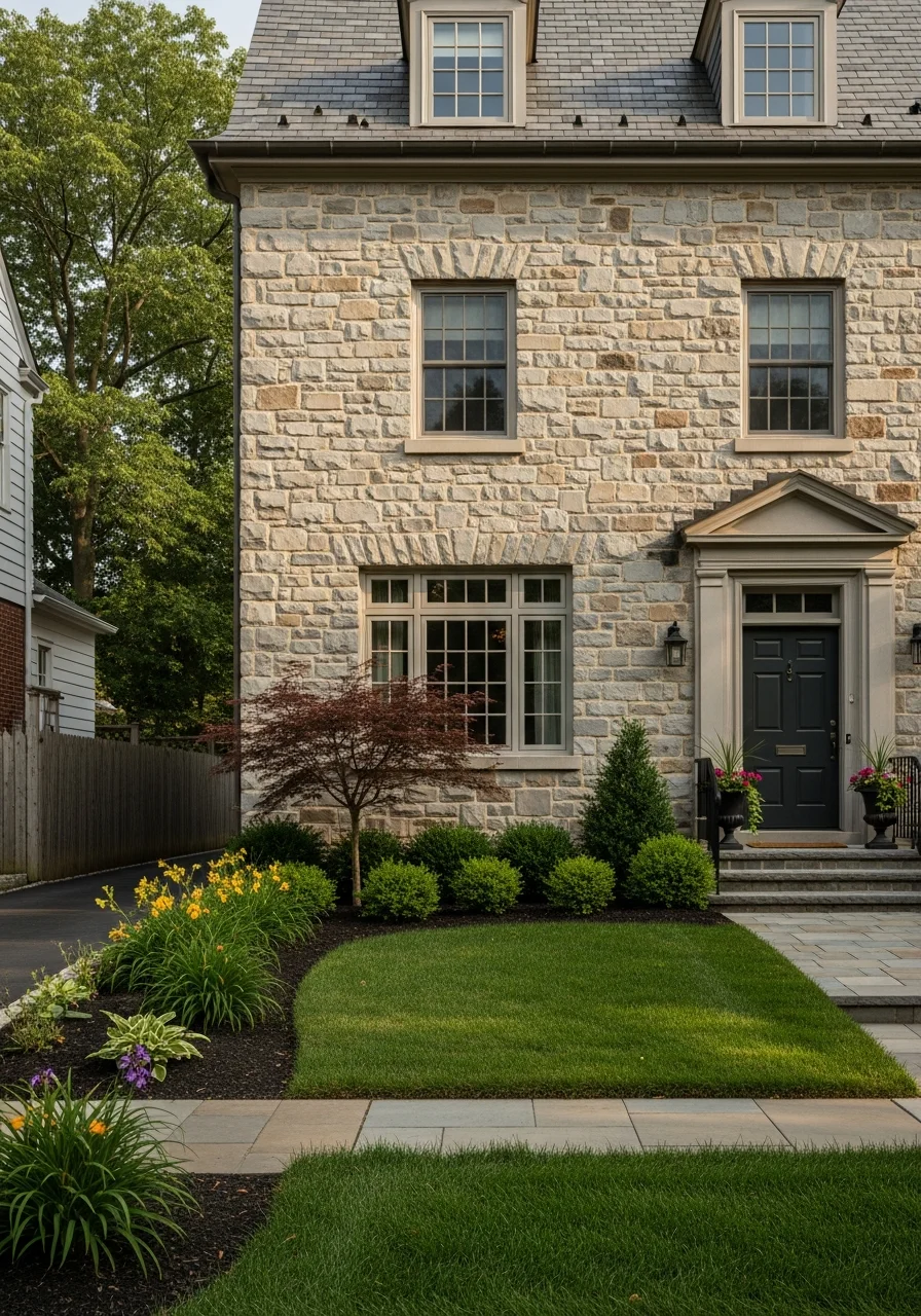 Malvern home exterior showing traditional architecture and well-maintained landscaping.